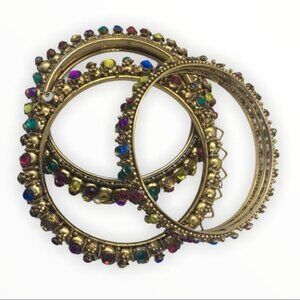 Set of 3 Kids jewelled Bangles